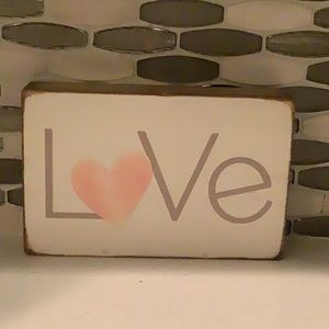 Rustic Marlin Love Wooden Sign